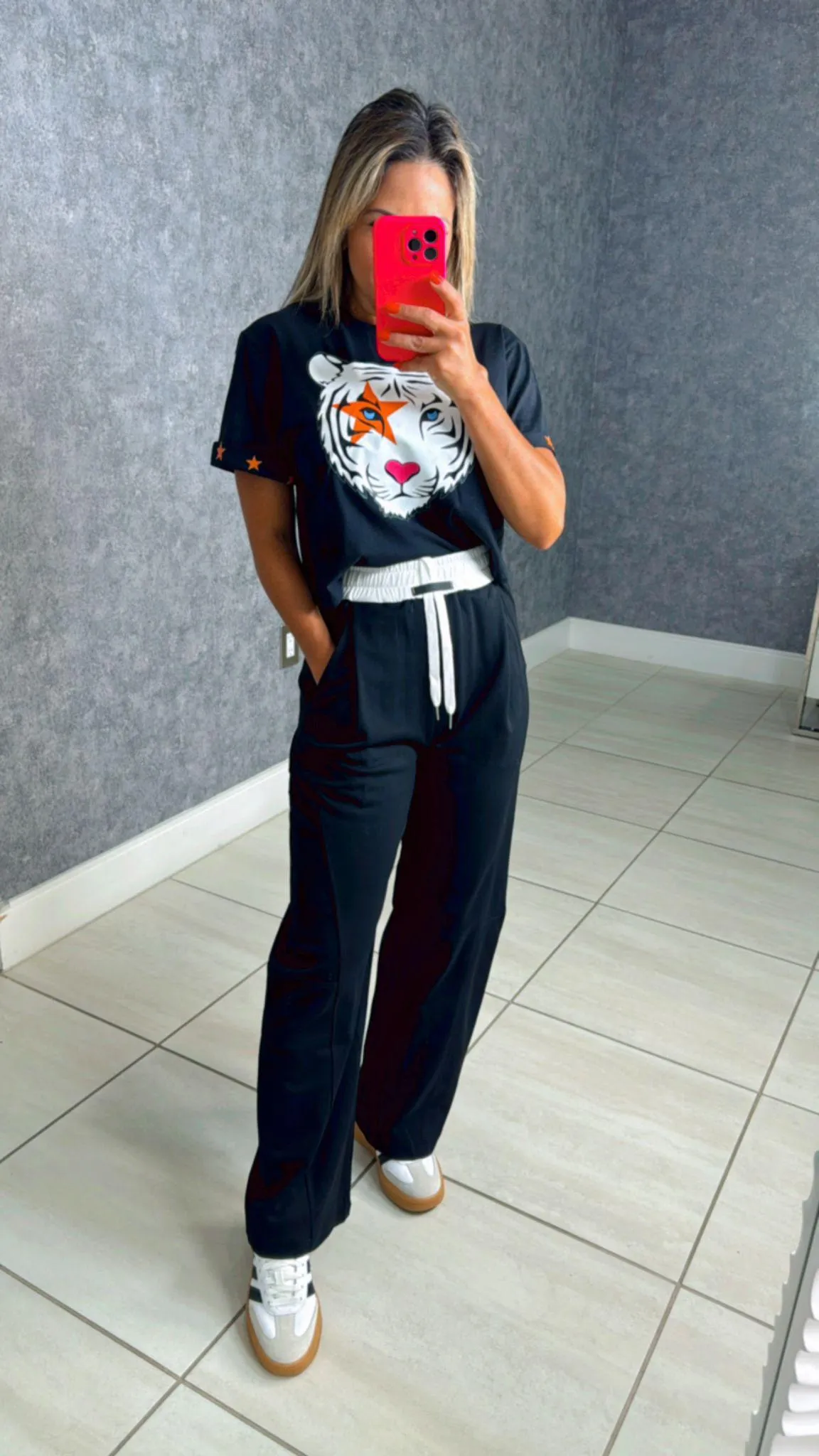1157 Sweatpants with white waistband