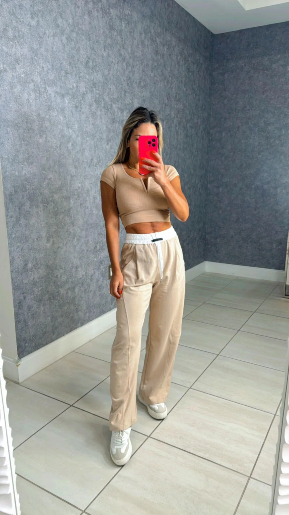 1157 Sweatpants with white waistband