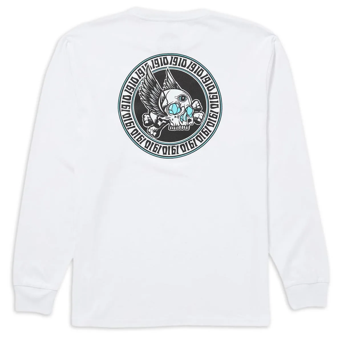 1910 Killed By Death Long Sleeve T-Shirt - White
