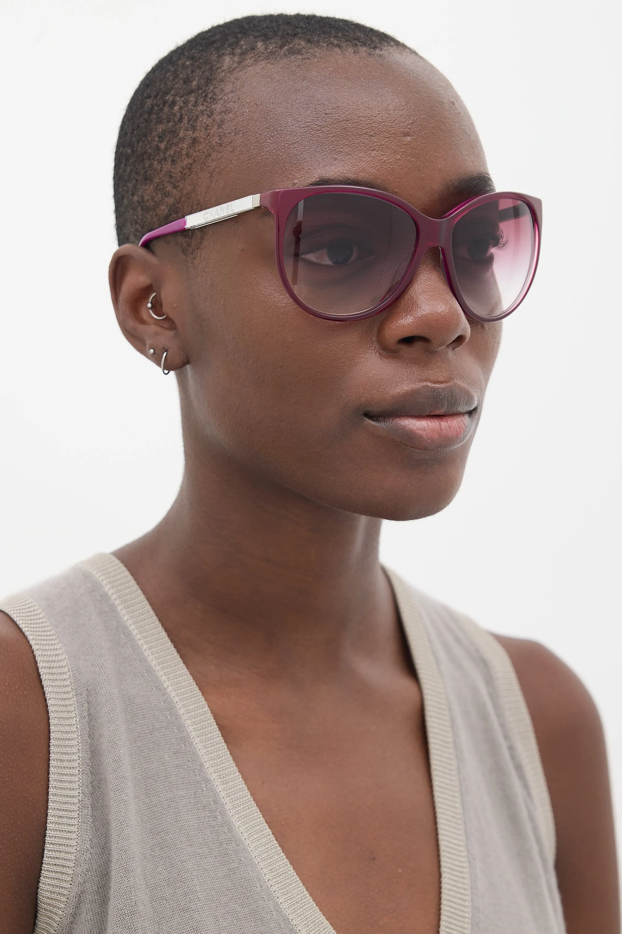 5169 Logo Round Sunglasses