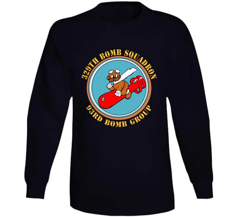 Aac - 329th Bomb Squadron,93rd Bomb Group - Wwii - Usaaf Long Sleeve T Shirt