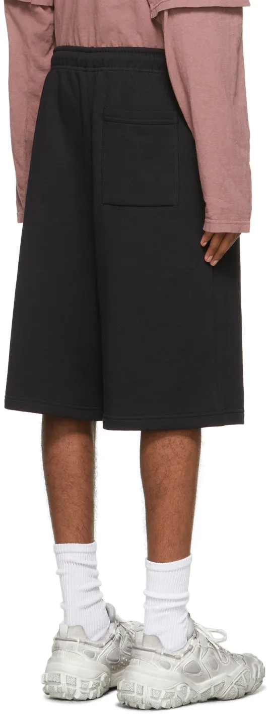 Acne Studios Black French Terry Shorts