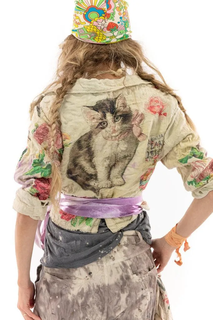 Appliqué Cropped Kelley Coat