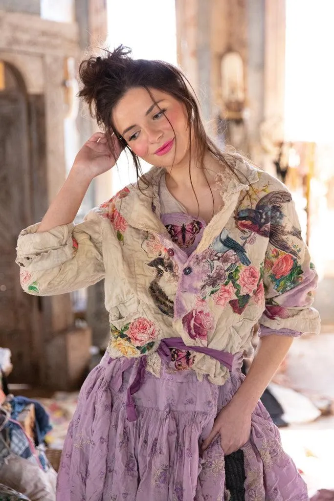 Appliqué Cropped Kelley Coat