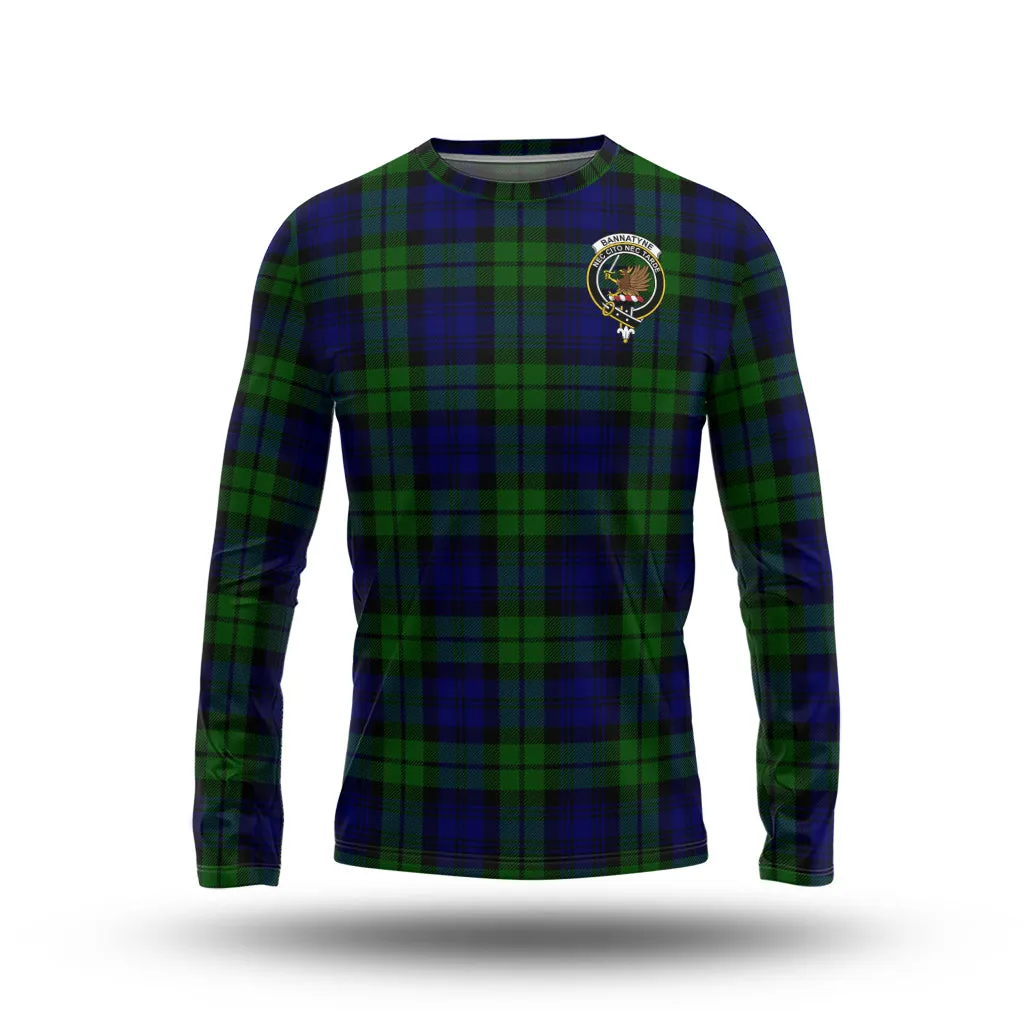 Bannatyne Tartan Long Sleeve T-Shirt with Family Crest