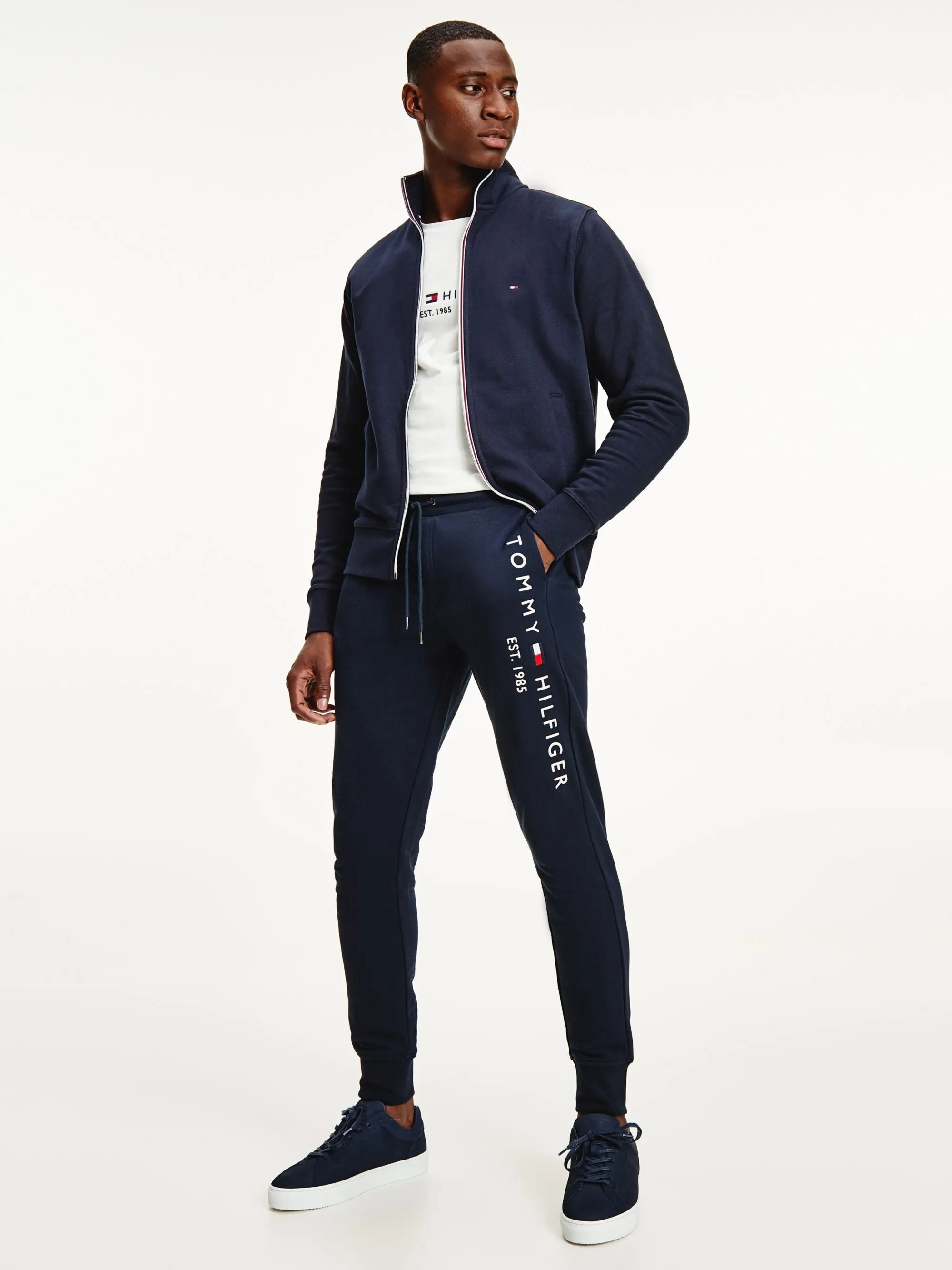 Basic Branded Sweatpants - Desert Sky