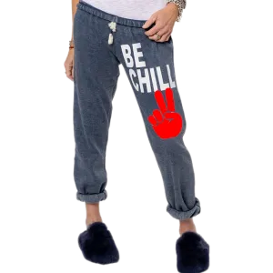 Be Chill Navy Sweatpants