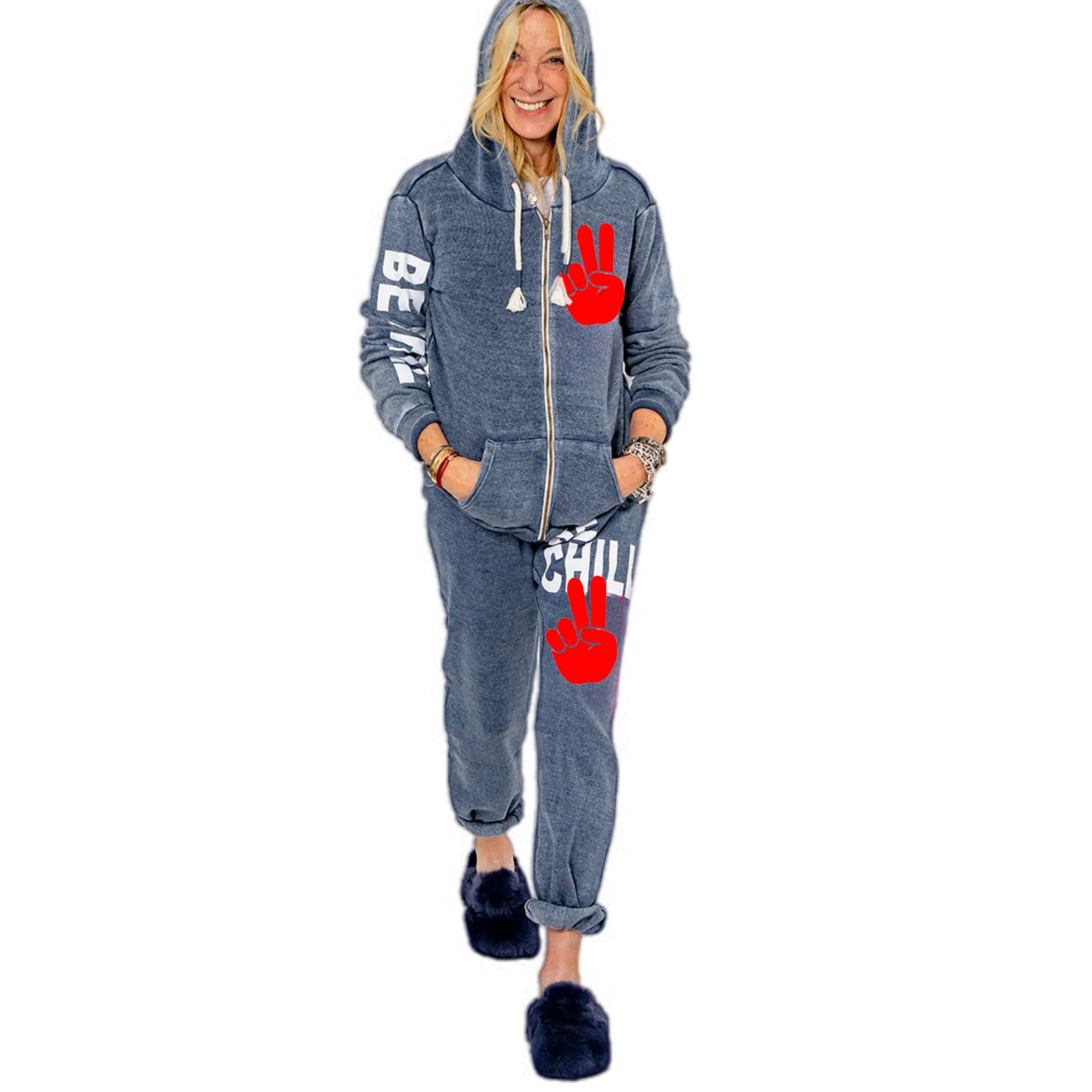 Be Chill Navy Sweatpants