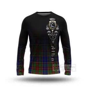 Beattie (Beatty) Tartan Long Sleeve T-Shirt Featuring Alba Gu Brath Family Crest Celtic Inspired