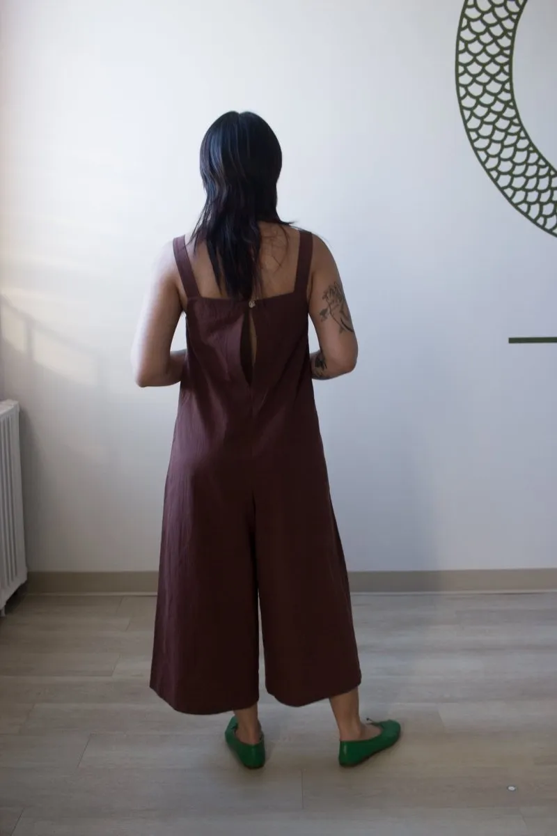 Birds of North America Dusky Greygone Jumpsuit - Cocoa (Online Exclusive)