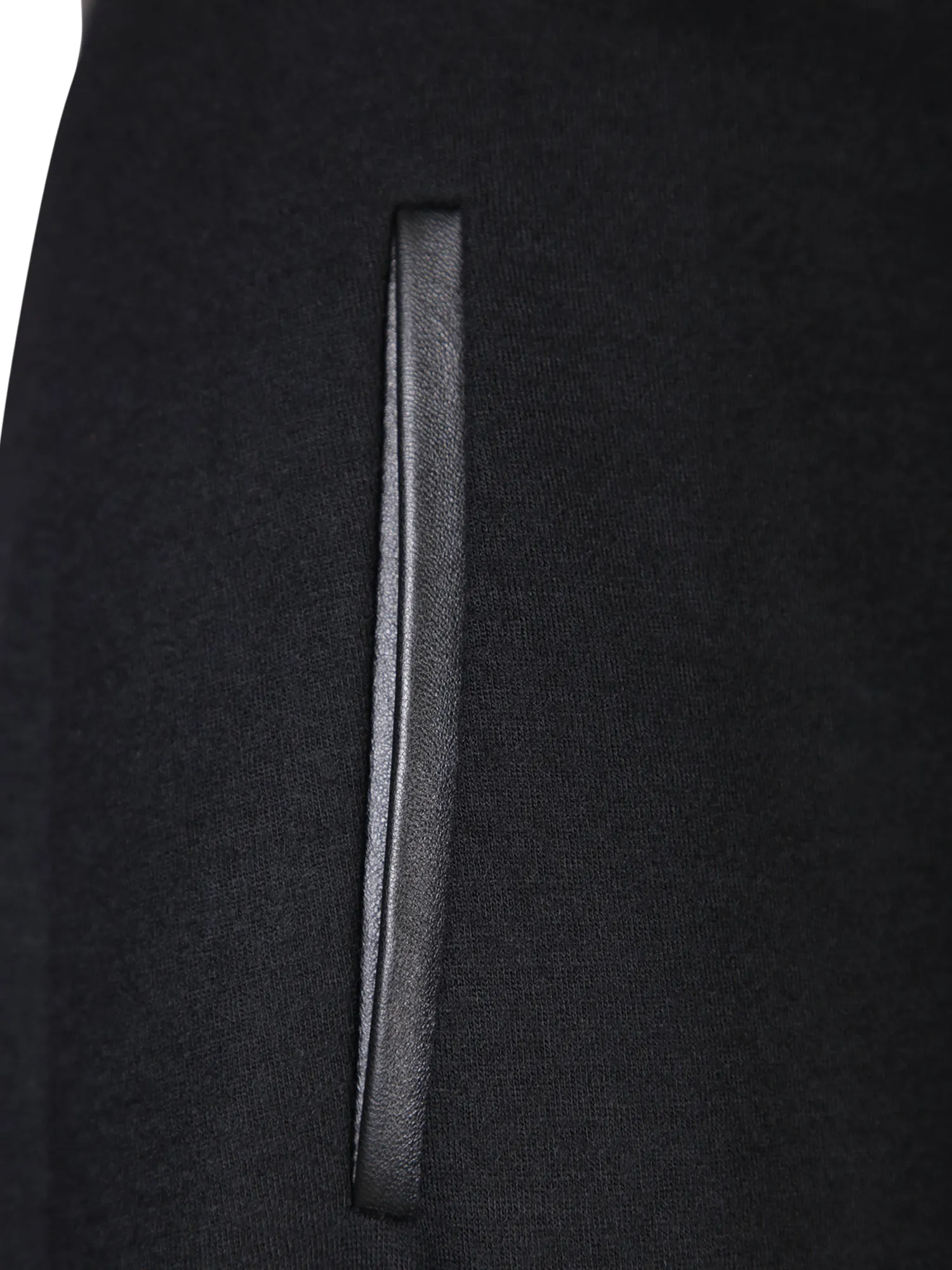 Black midi skirt