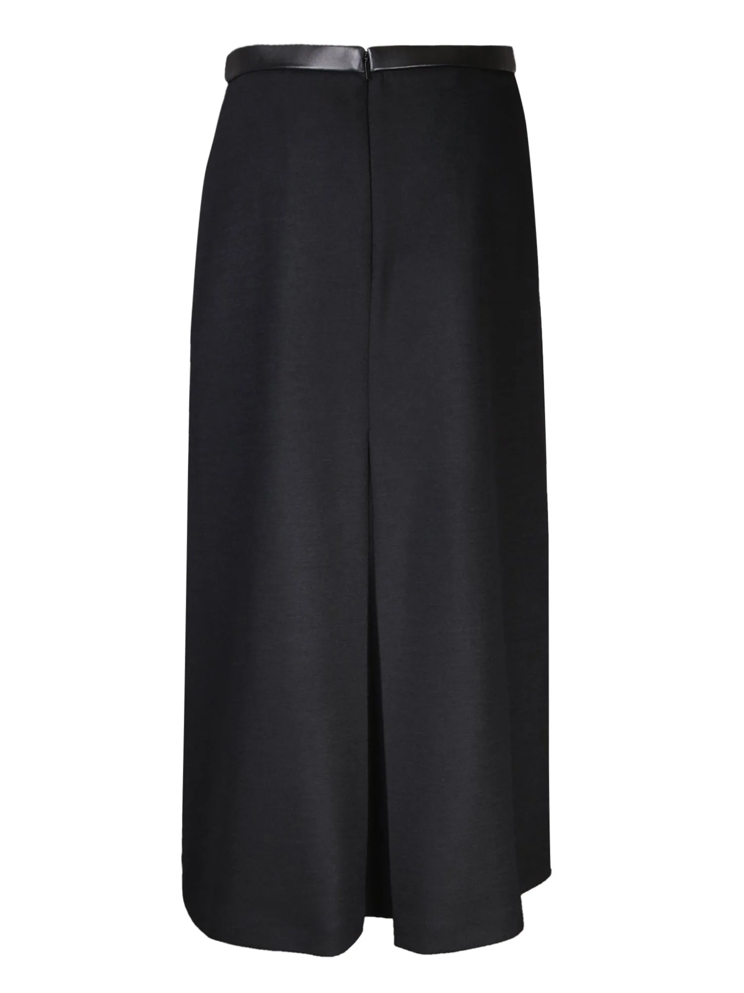 Black midi skirt