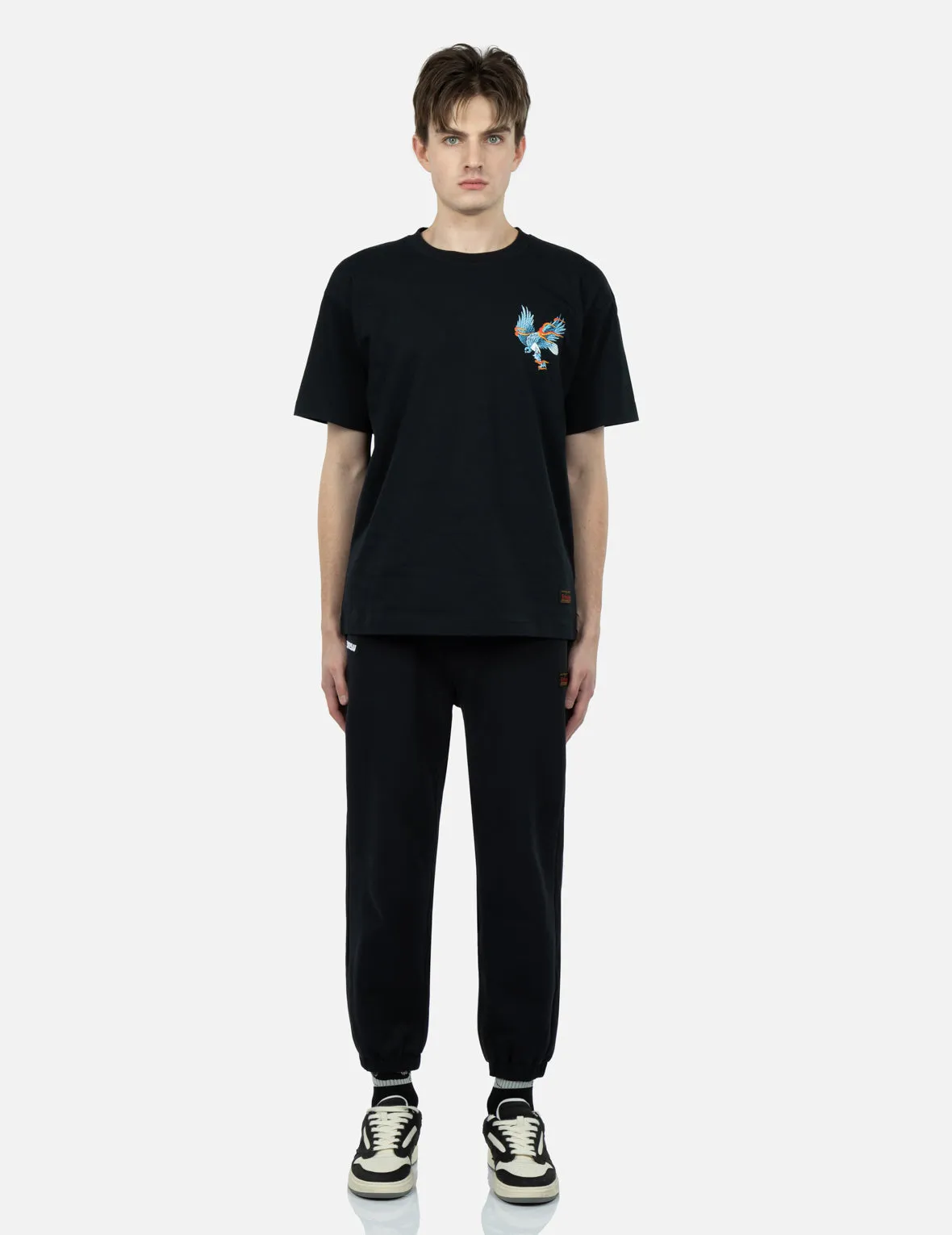 Brocade Kamon Appliqué Sweatpants