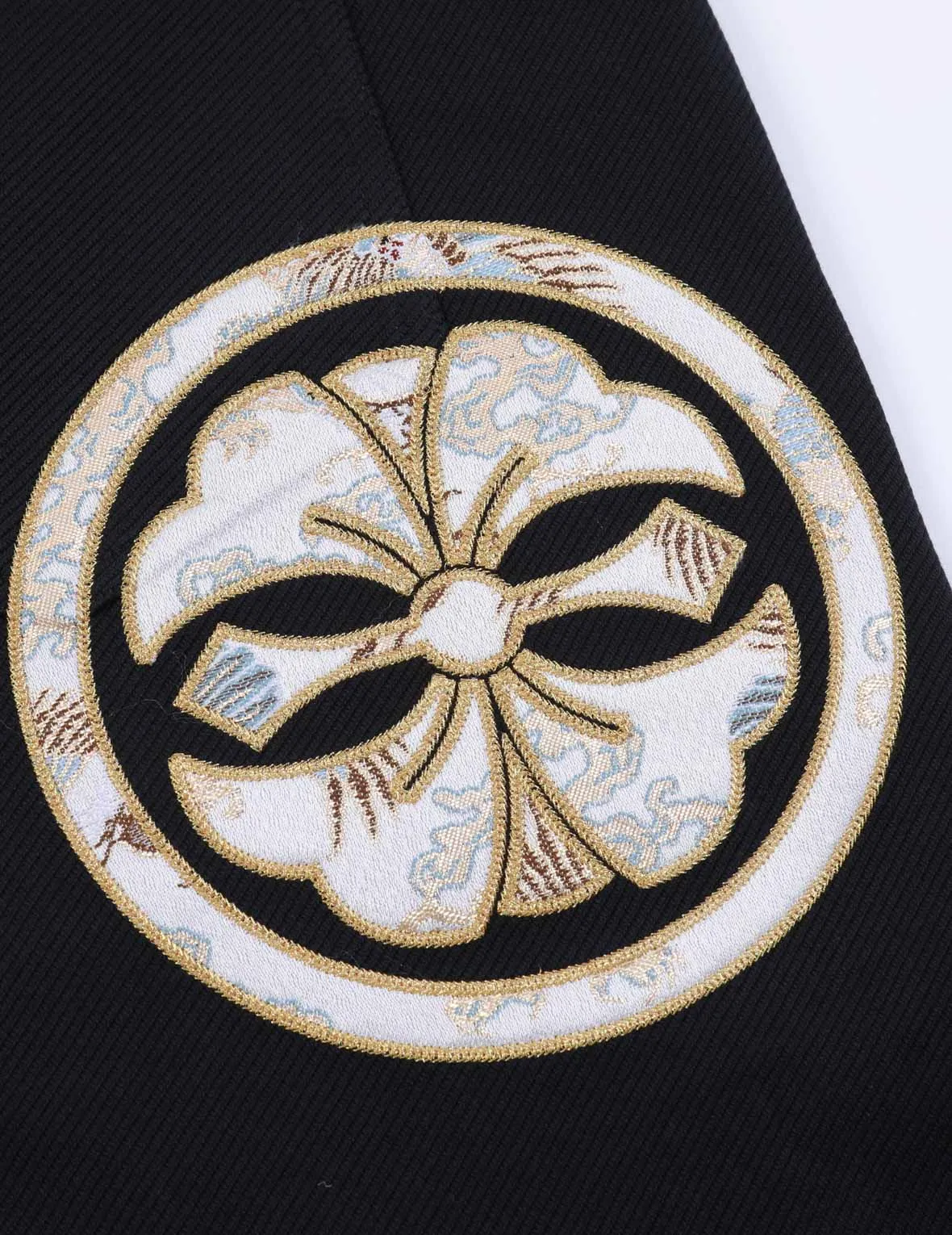 Brocade Kamon Appliqué Sweatpants