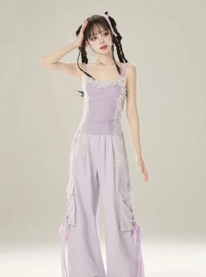 Camisole Lace Purple