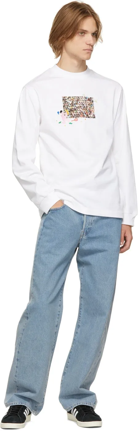 Carne Bollente White Roger Feed In Her Long Sleeve T-Shirt