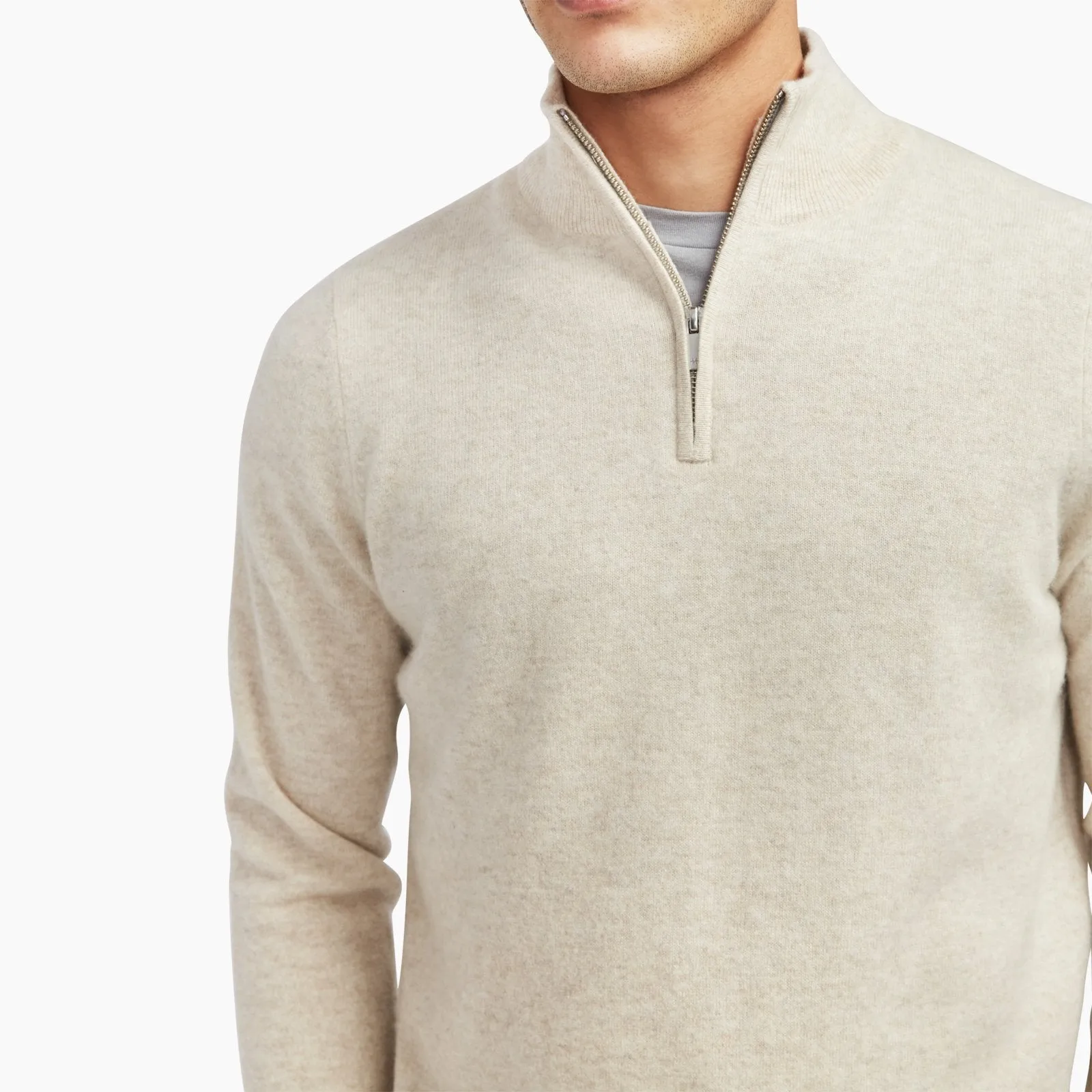 Cashmere Quarter Zip