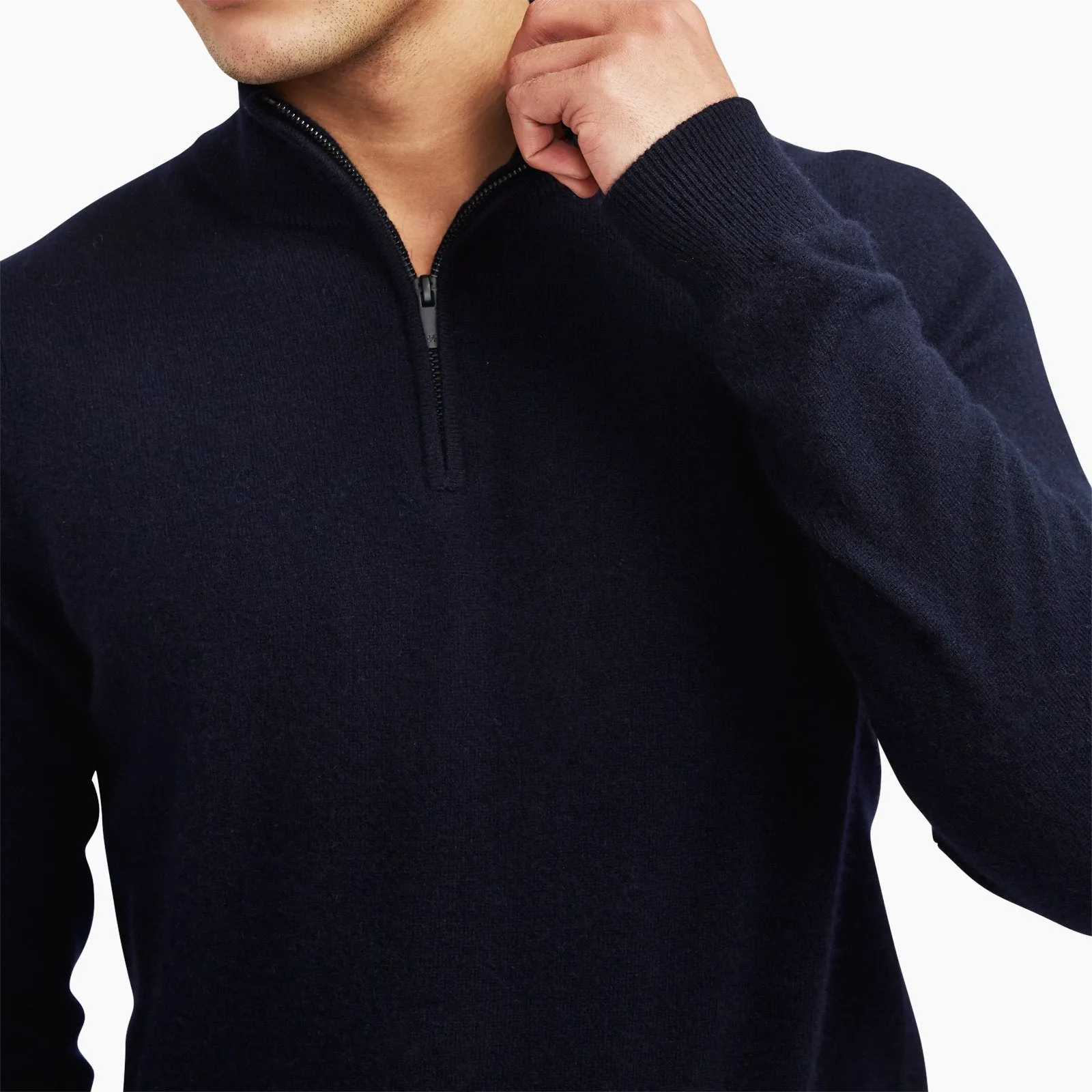 Cashmere Quarter Zip
