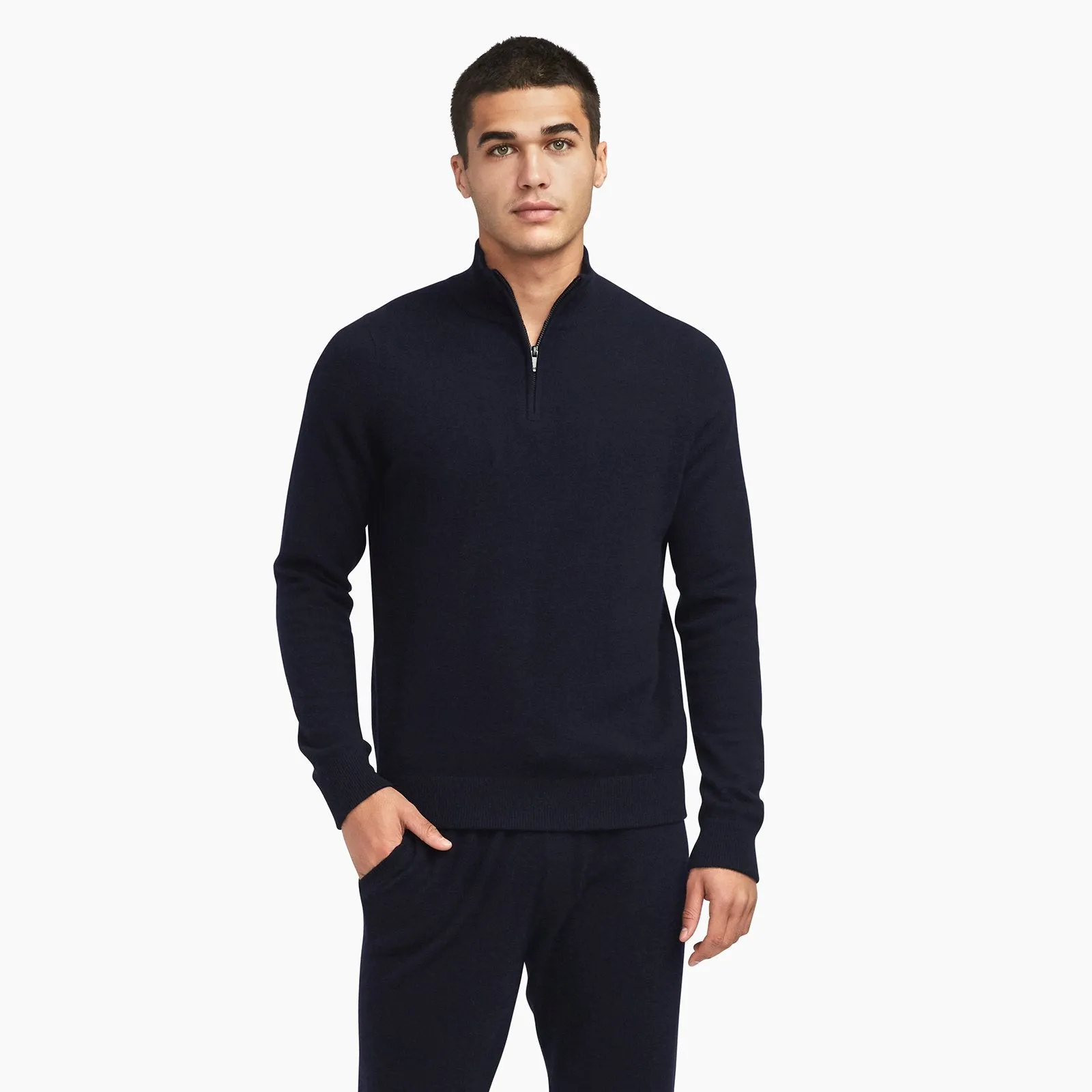 Cashmere Quarter Zip