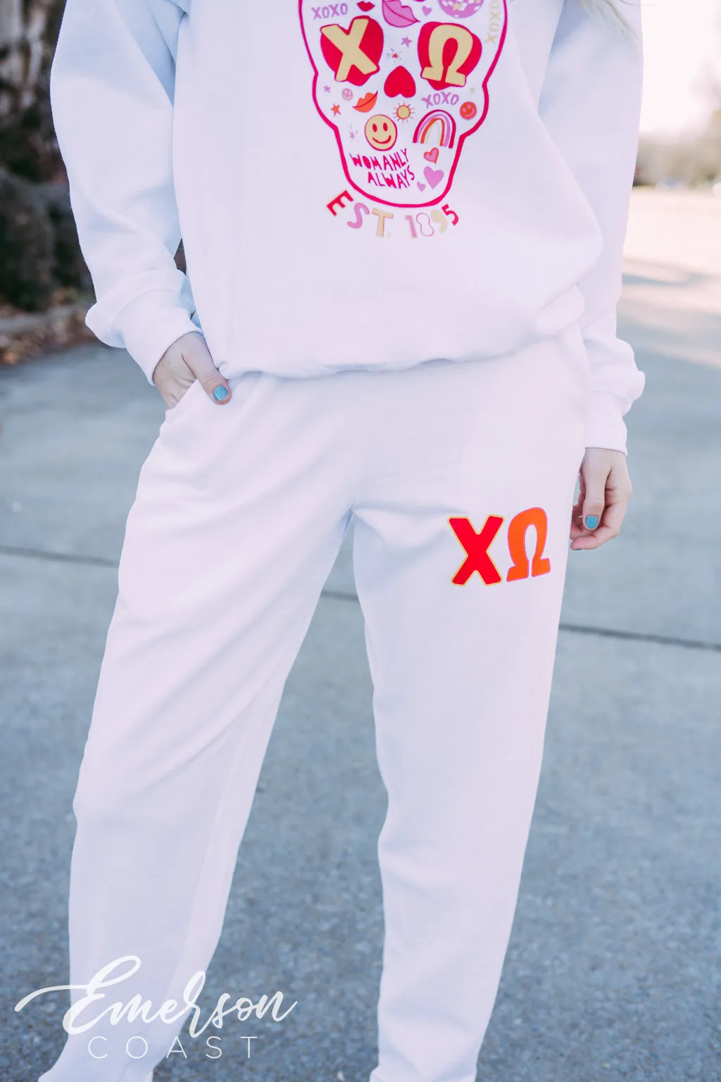 Chi Omega Matching Skull Set