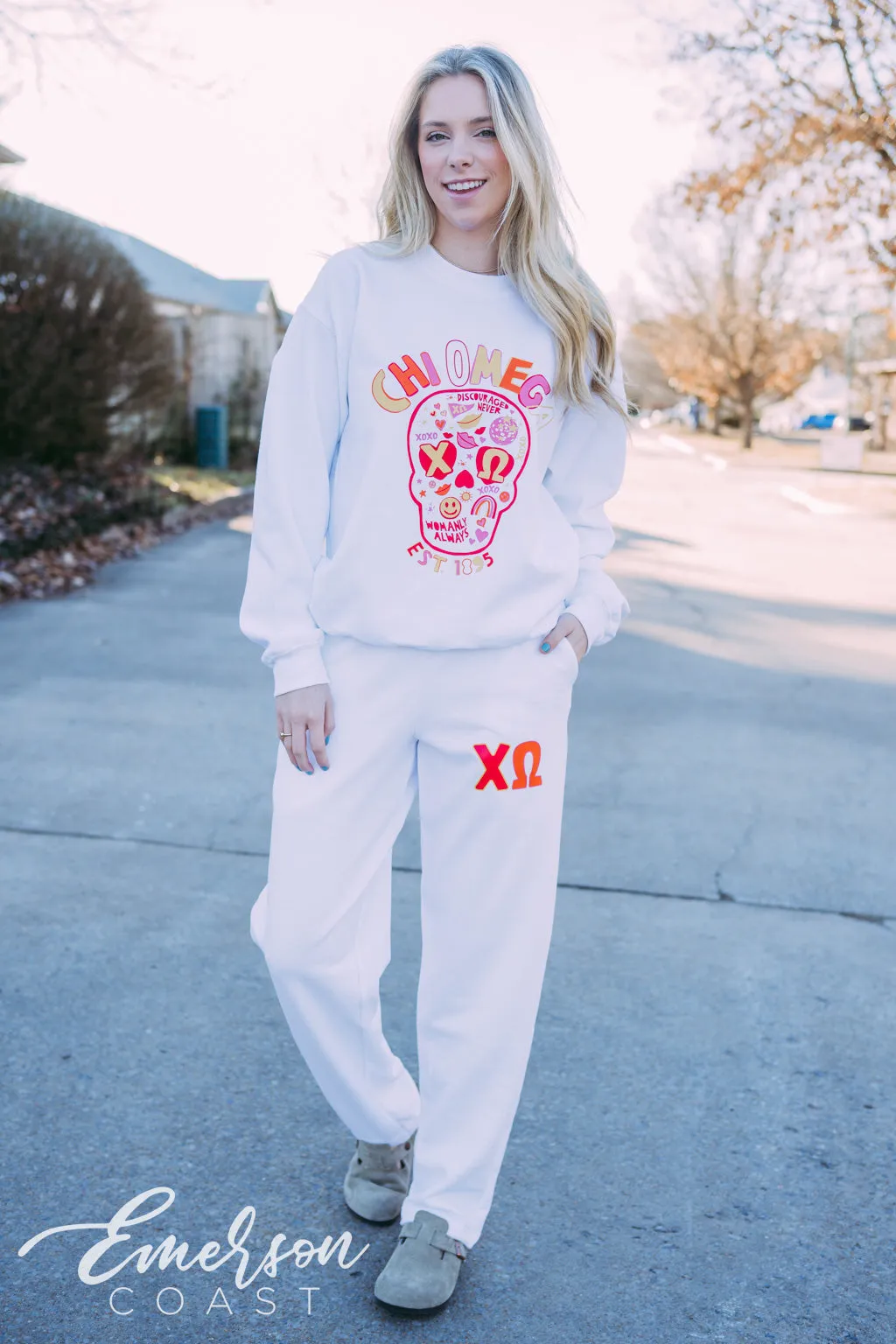Chi Omega Matching Skull Set