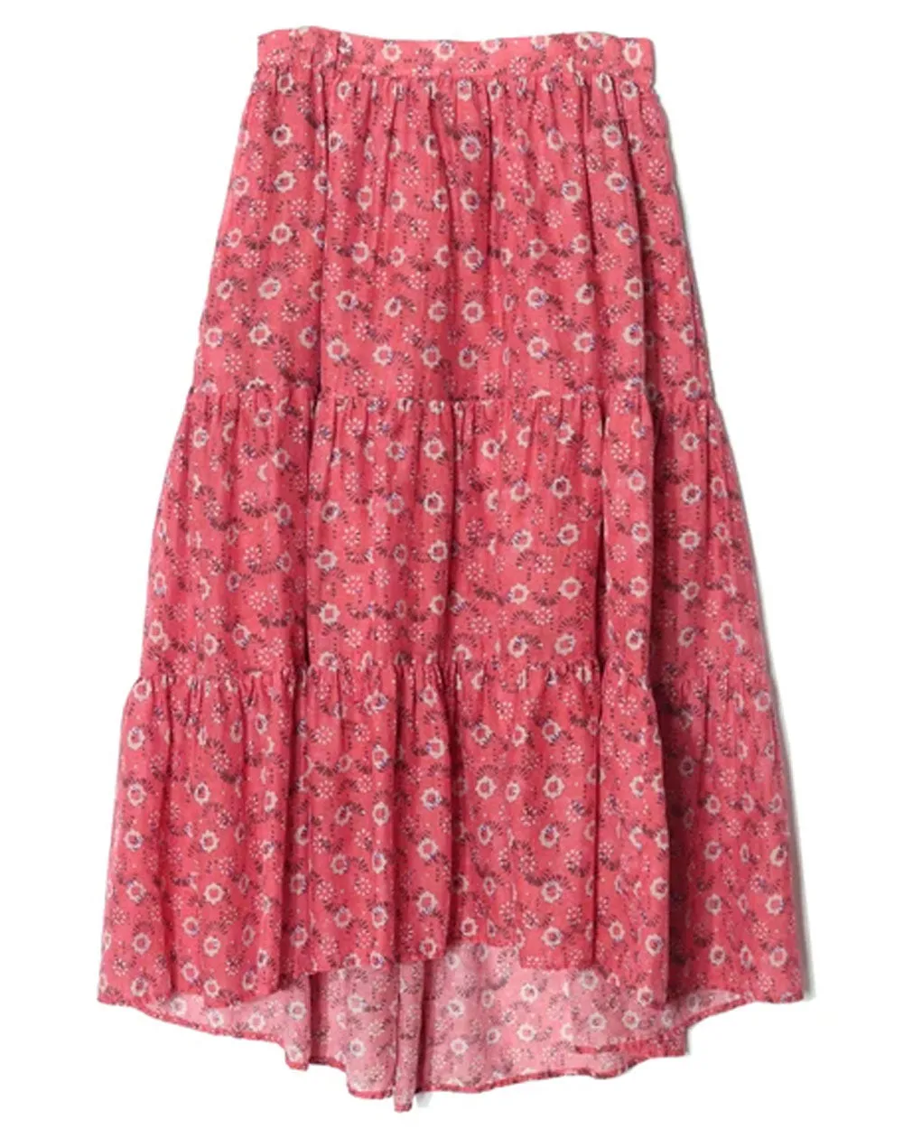 Coral Blush Iris Skirt