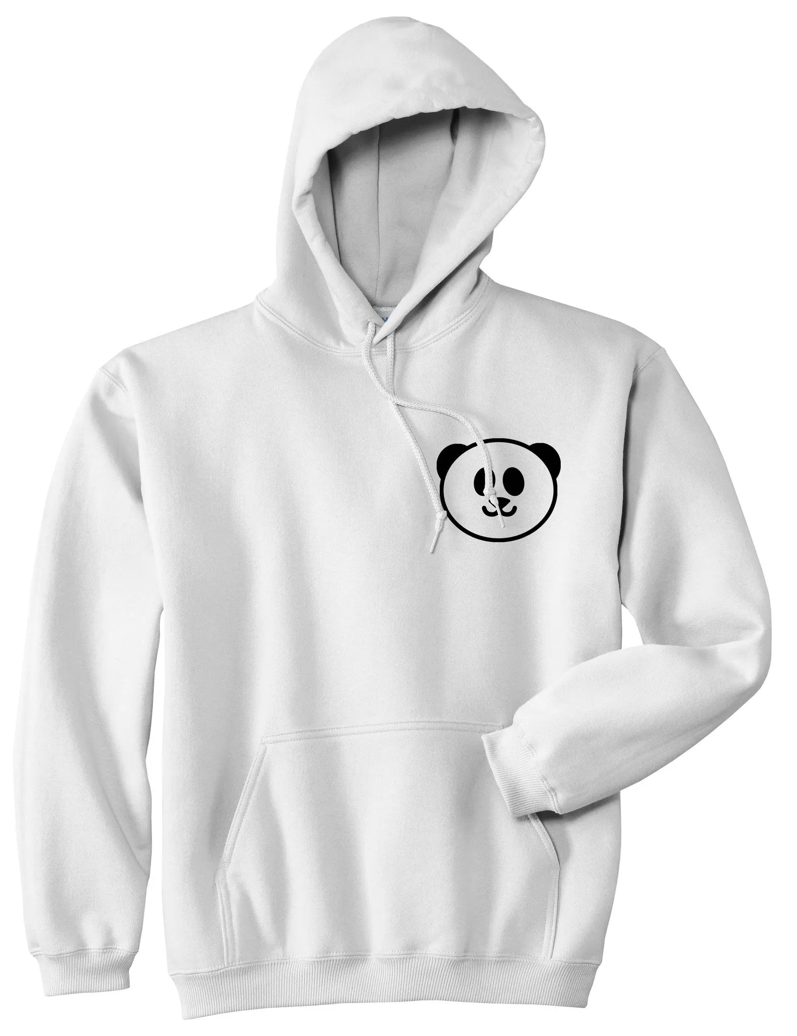 Cute Panda Chest Meme Pullover Hoodie Hoody