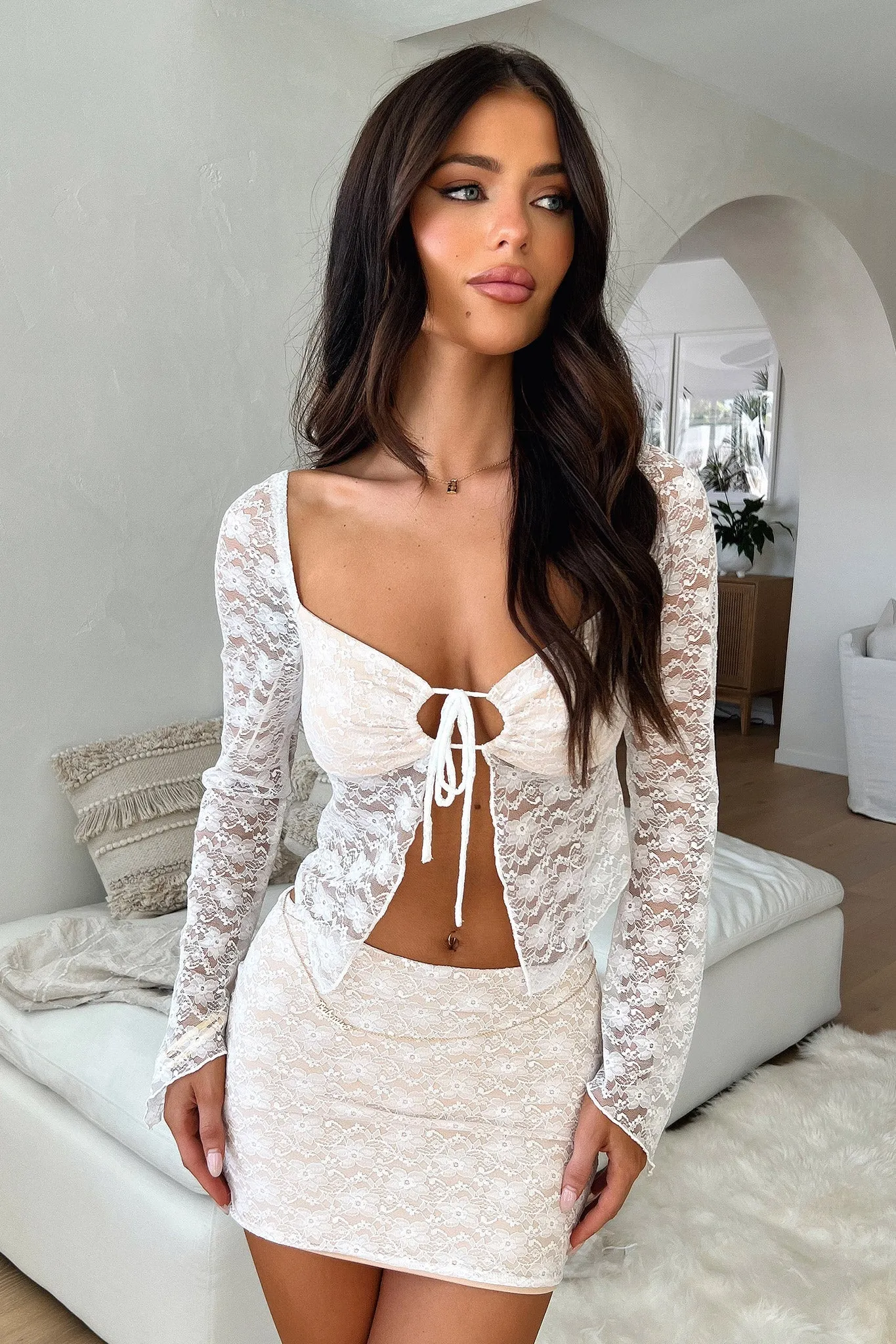 Daytona Skirt - White