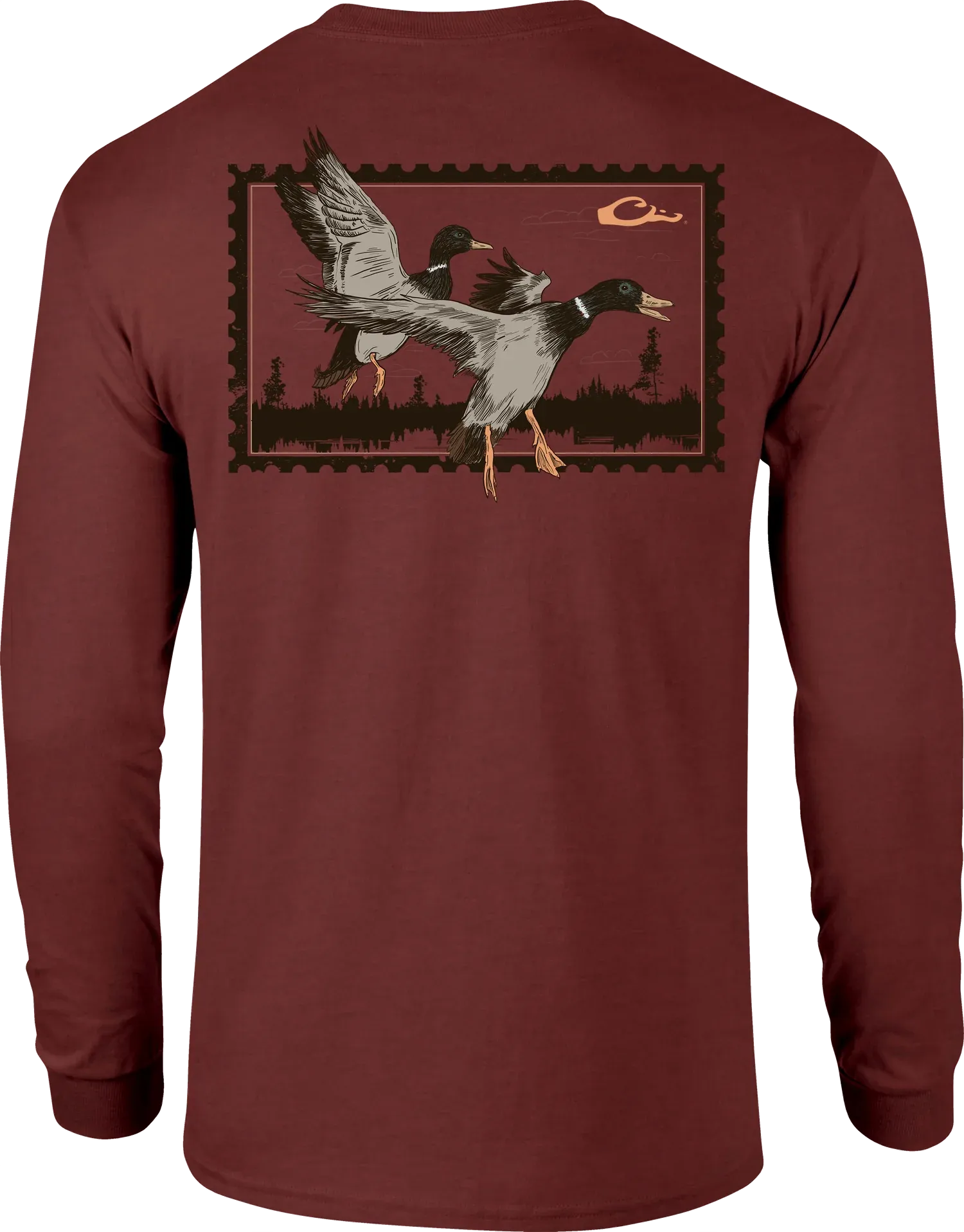 Drake Sunset Flight Long Sleeve T-Shirt