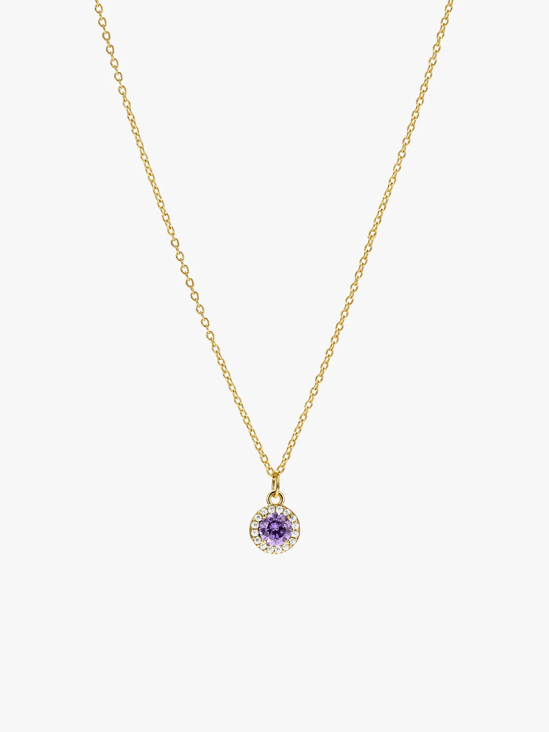 February Birthstone Necklace