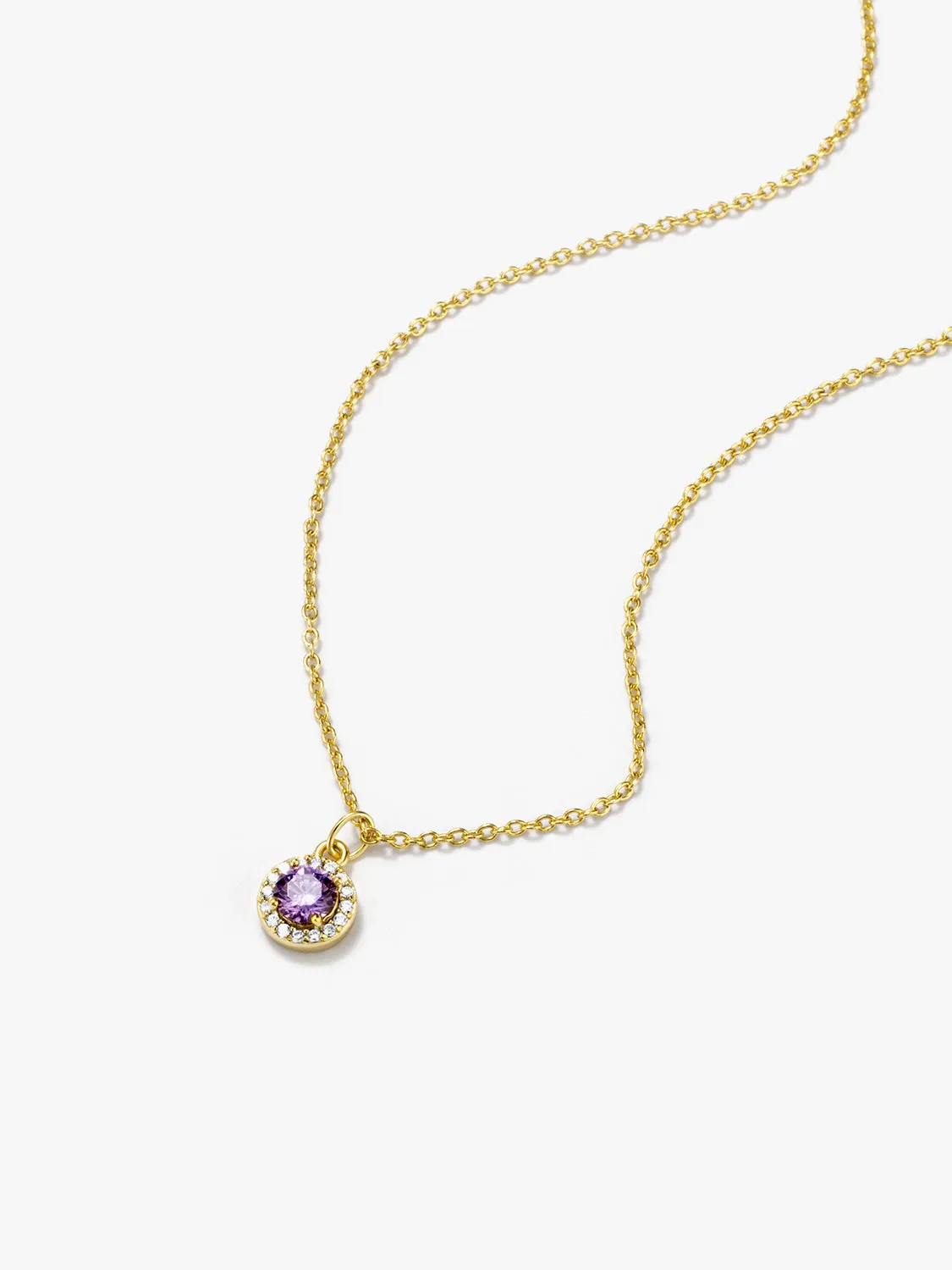 February Birthstone Necklace