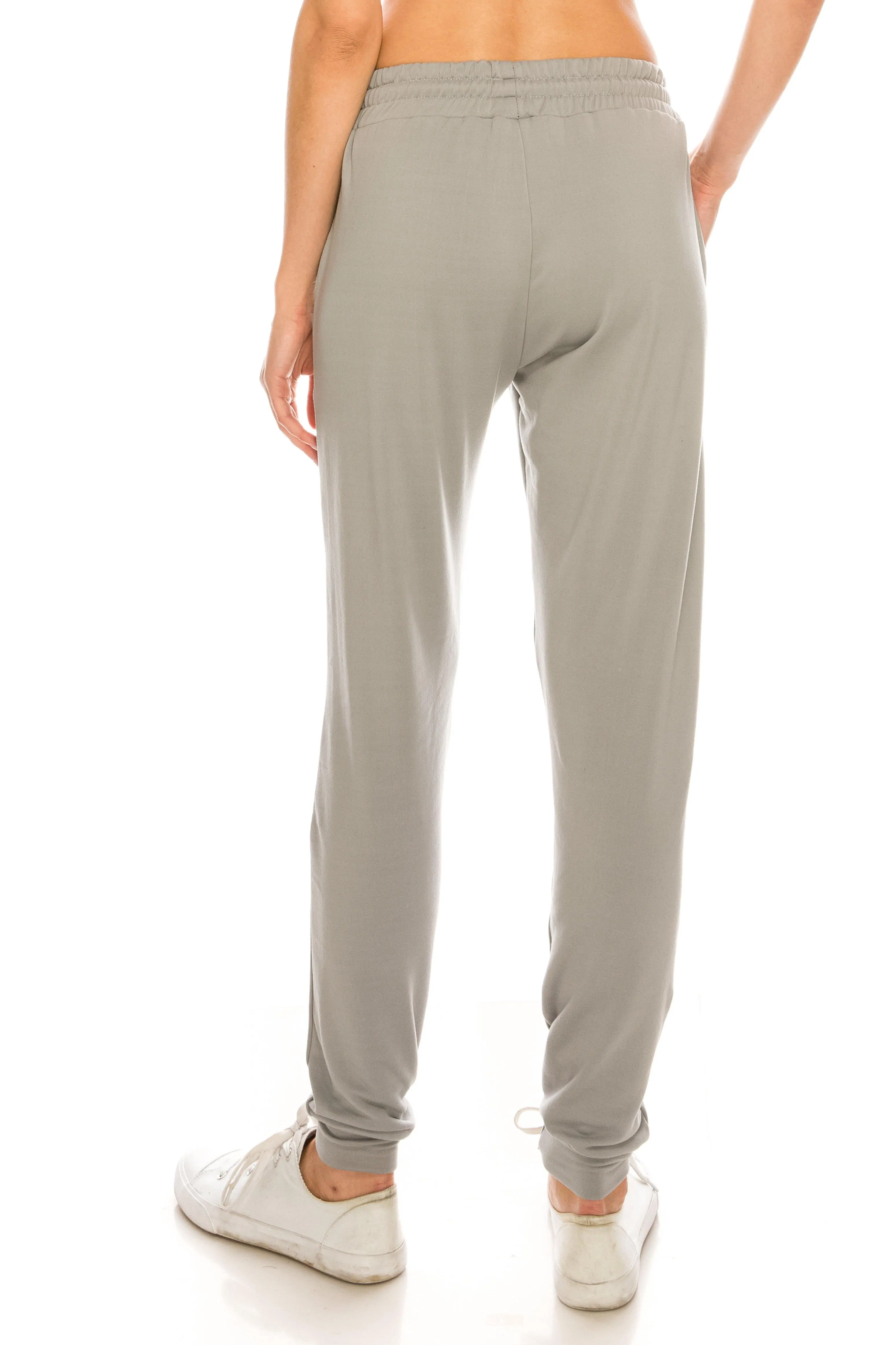 Fleece Jogger Pants - Soft Winter LOVE Printed Pockets Sweatpants