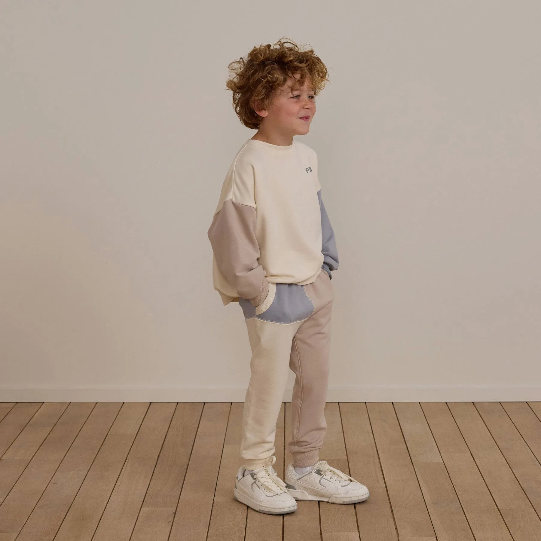 Freestyle Sweatpant - Color Block - Natural