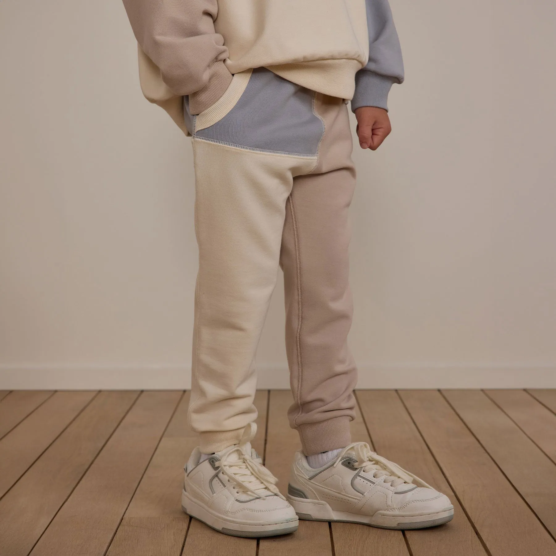 Freestyle Sweatpant - Color Block - Natural