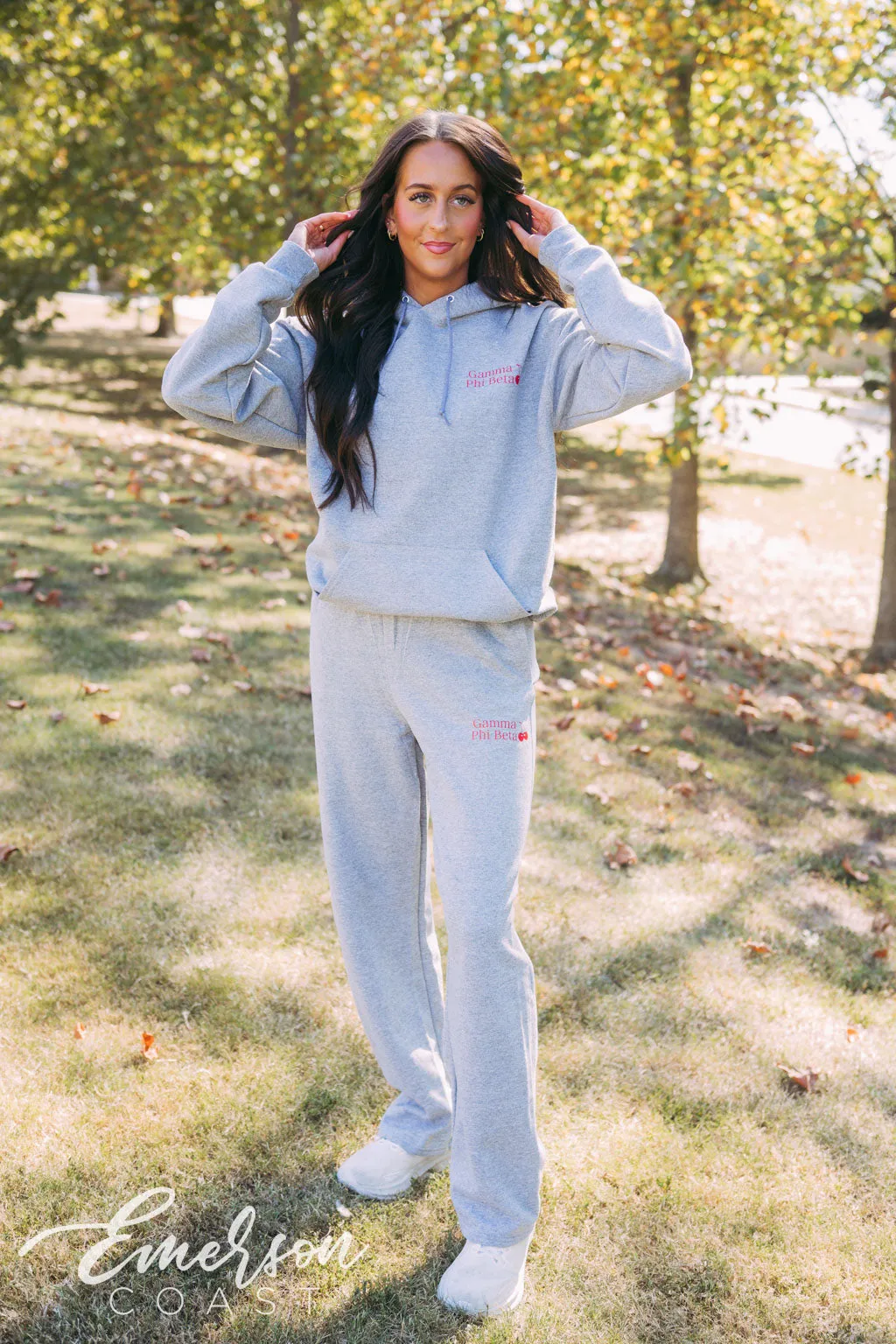 Gamma Phi Beta Lucky Match Box Hoodie Sweatpants Set