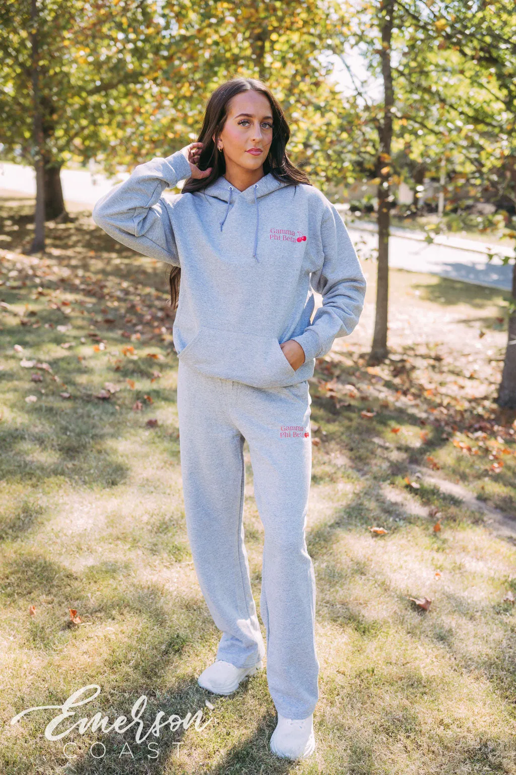 Gamma Phi Beta Lucky Match Box Hoodie Sweatpants Set