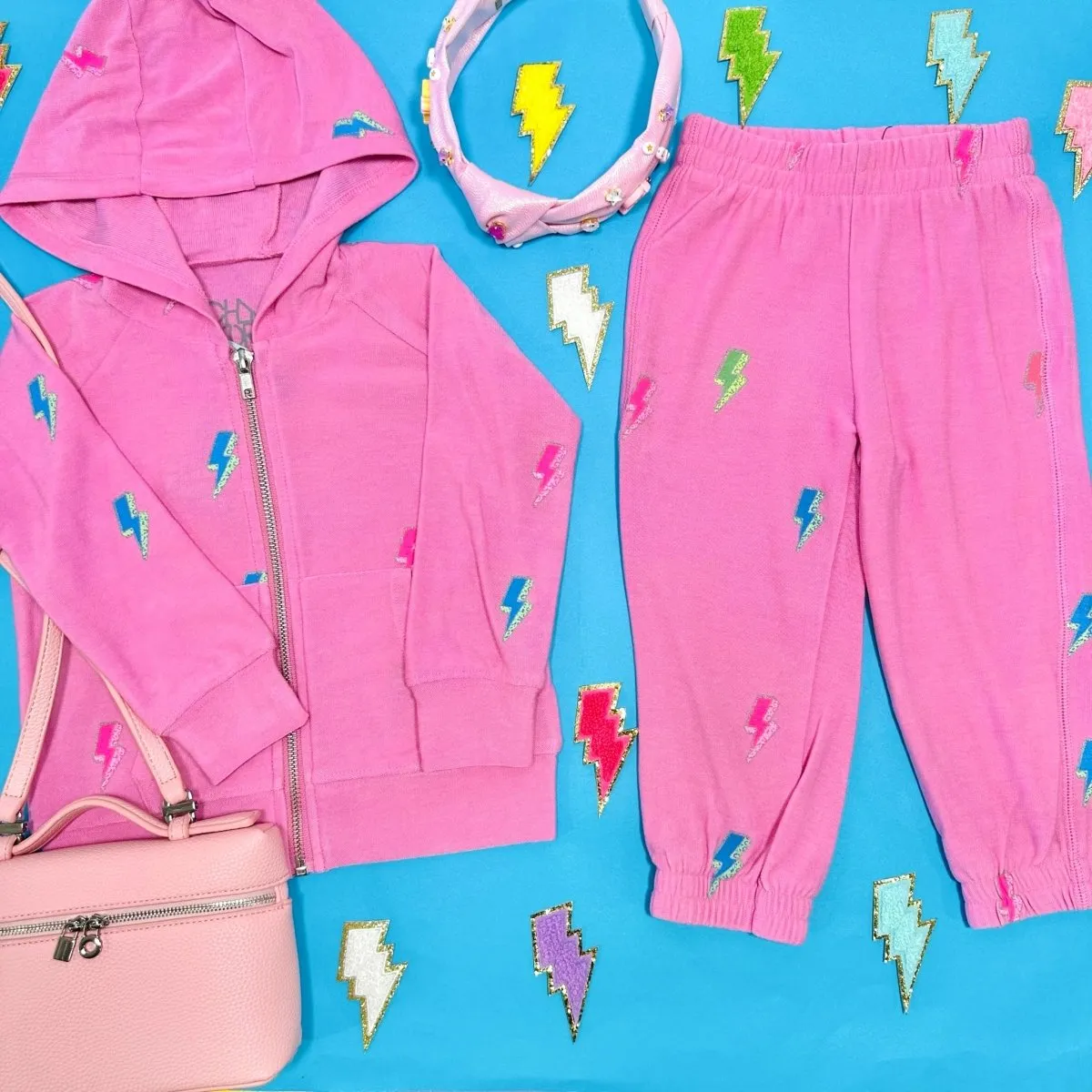 GLITTER BOLTS SWEATPANTS