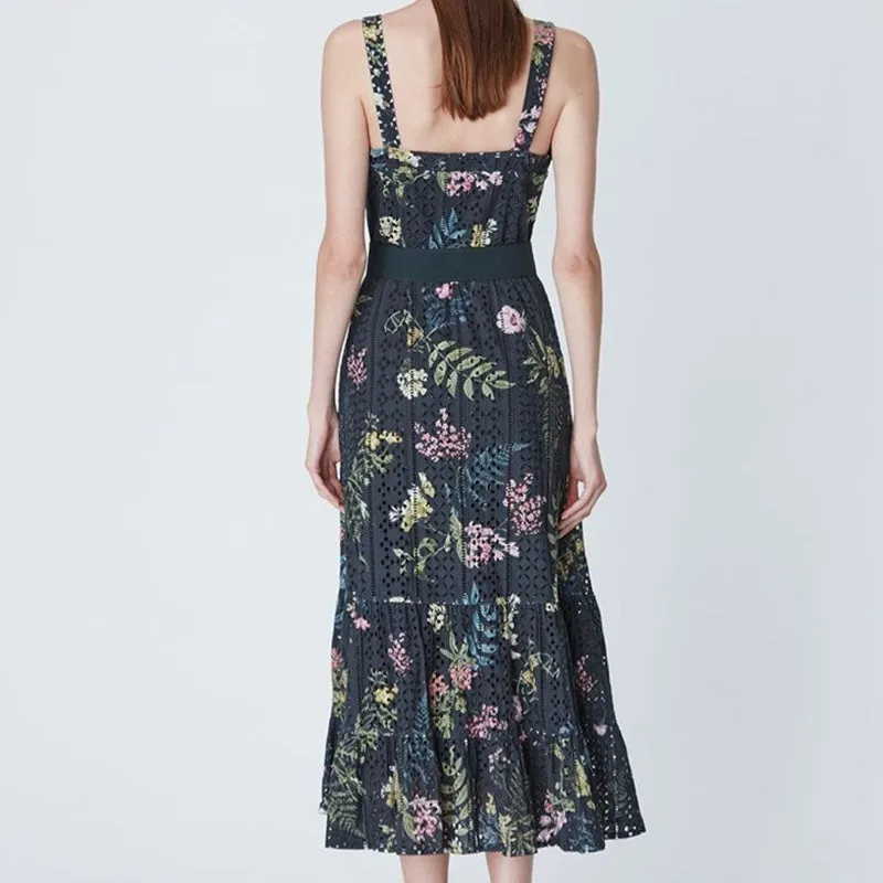 Hazel Cotton Day Dress Black