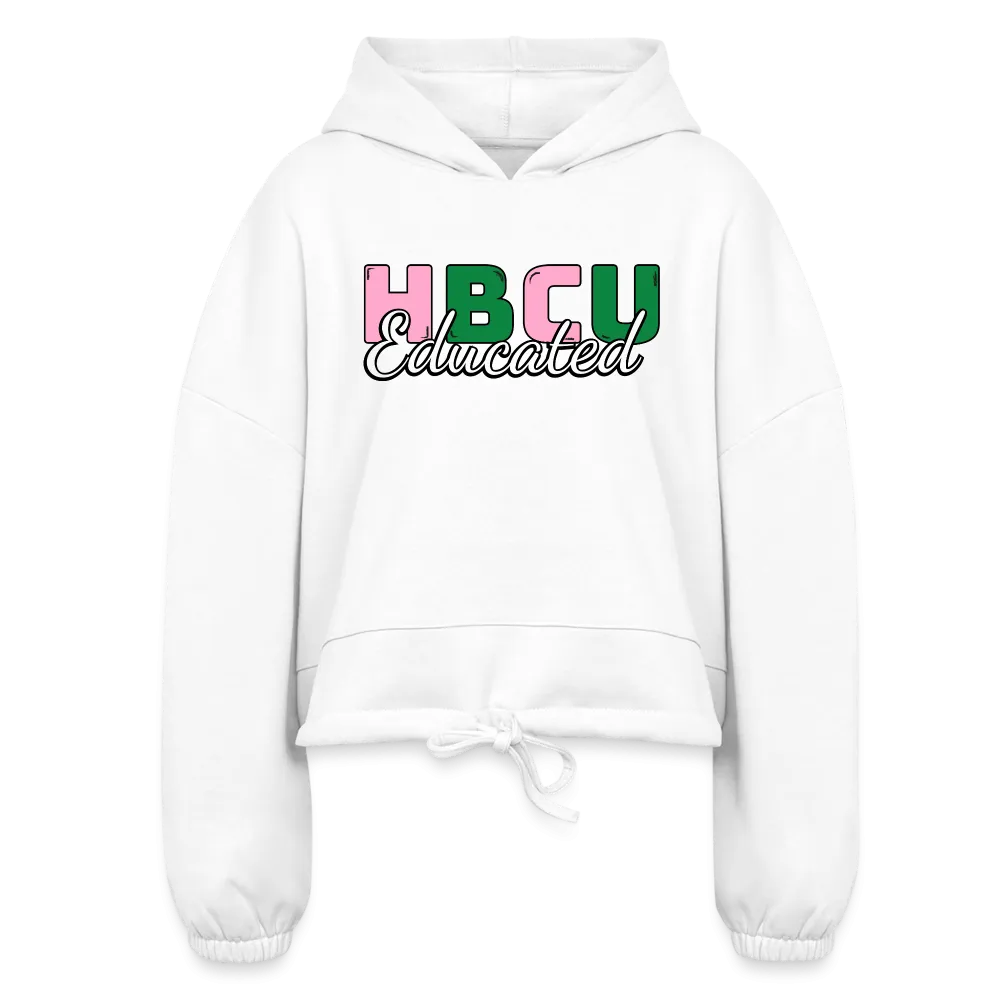 HBCU AKA Women’s Cropped Hoodie