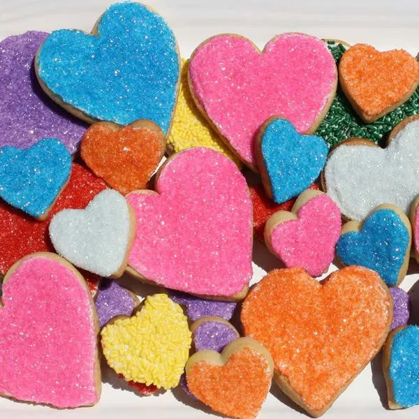 HEART SHAPED SUGAR COOKIE LOVE BUCKET – PURPLE (MEDIUM)