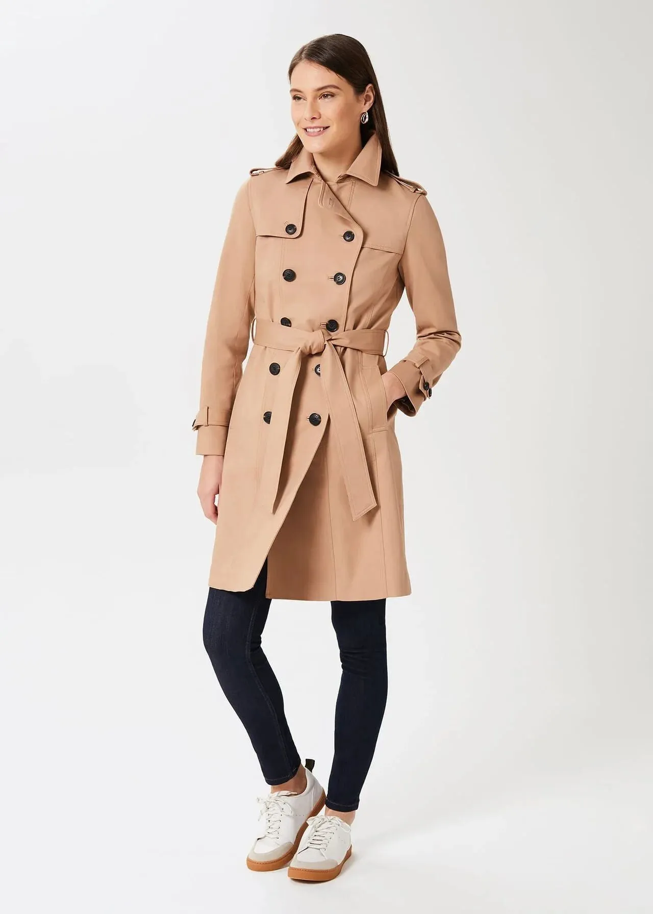 HOBBS SASKIA Water Resistant Trench Coat