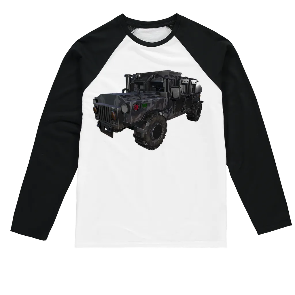 Hummer Vehicle Sublimation Baseball Long Sleeve T-Shirt