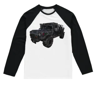 Hummer Vehicle Sublimation Baseball Long Sleeve T-Shirt