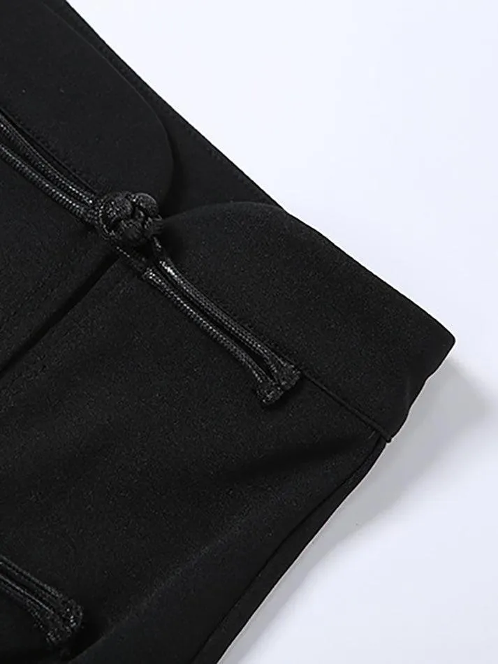 Joskaa Vintage Buttoned Split Midi Skirt