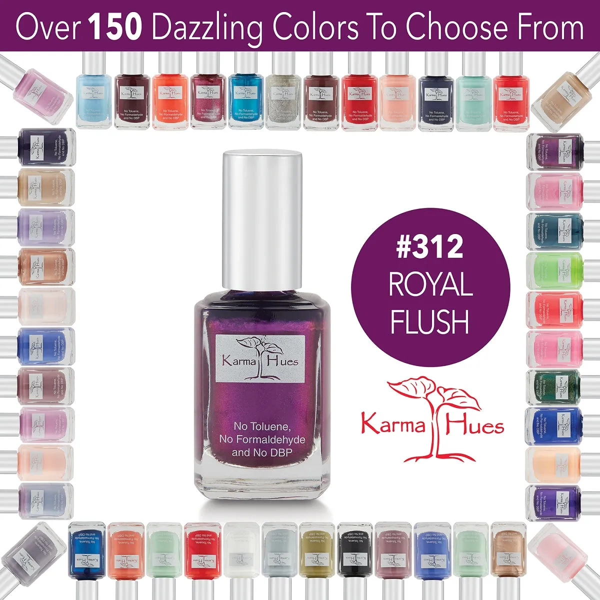 Karma Naturals Nail Polish - Royal Flush