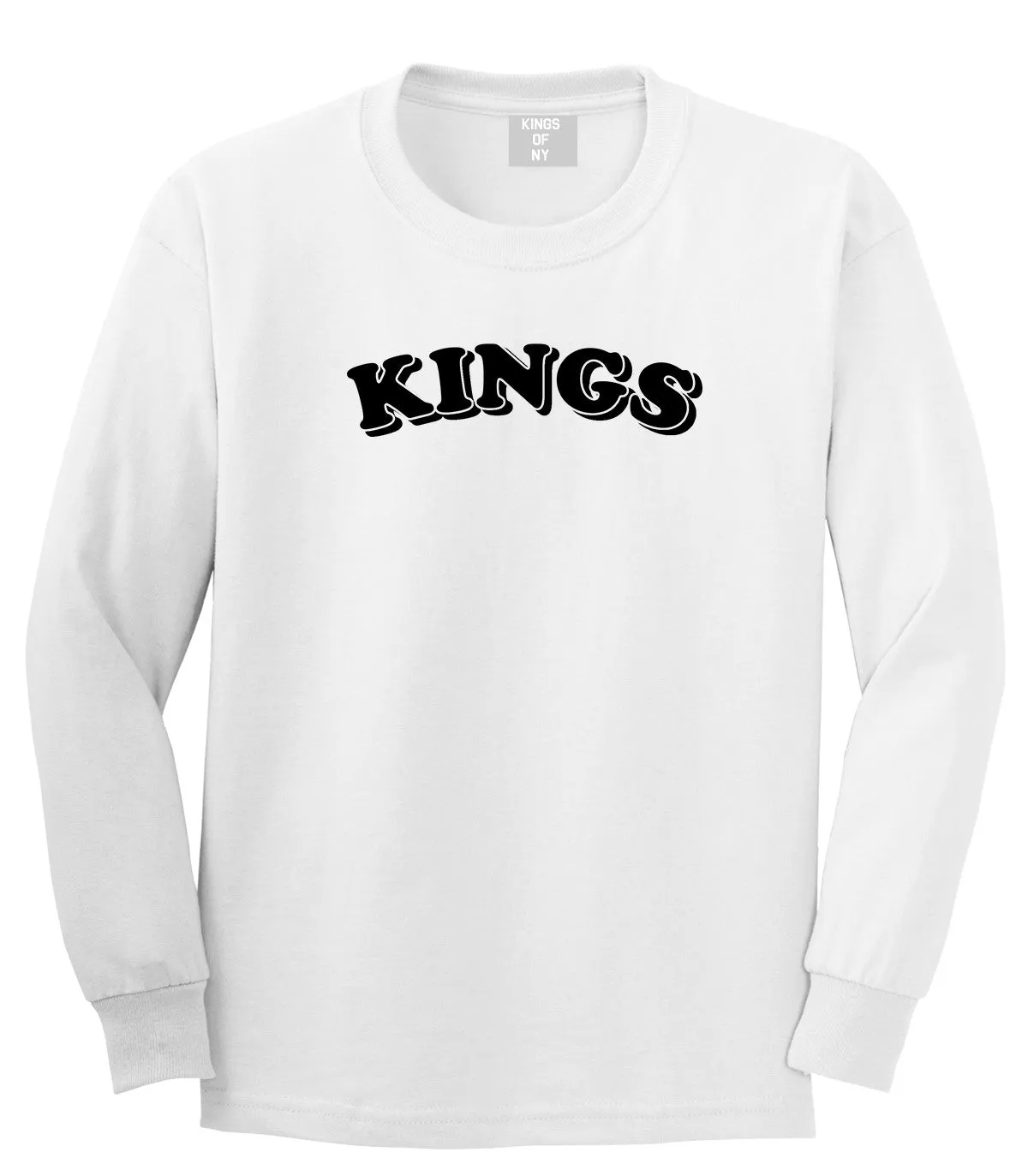 KINGS Bubble Letters Long Sleeve T-Shirt
