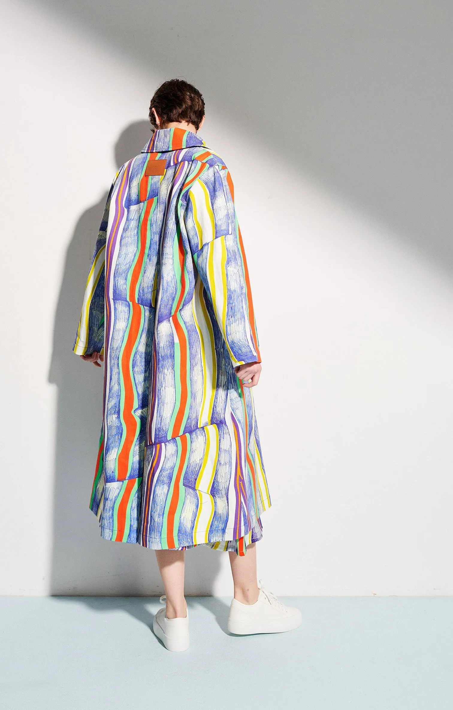 Klara Trench Coat Stripes