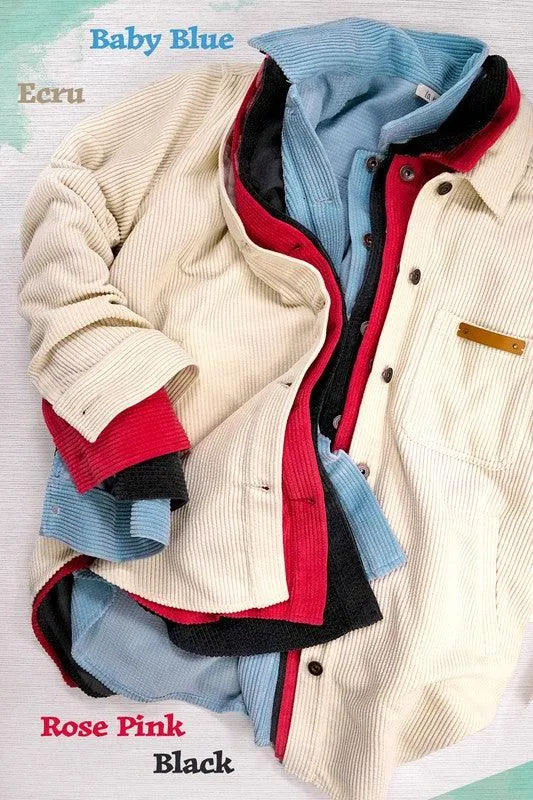 Madera Corduroy Shacket