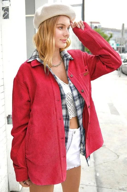 Madera Corduroy Shacket