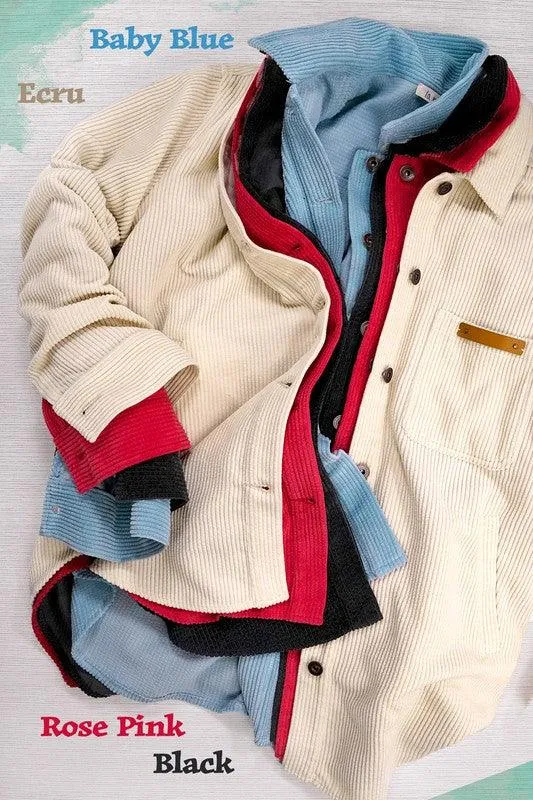 Madera Corduroy Shacket